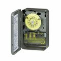 American Imaginations 240V Rectangle Grey Wire In Mechanical Timer in Stainless Steel AI-37427